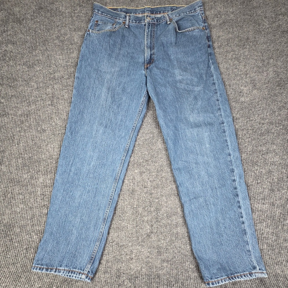 Levi Strauss 550 Jeans Men's W40 L32 Relaxed Fit Blue Denim Pants